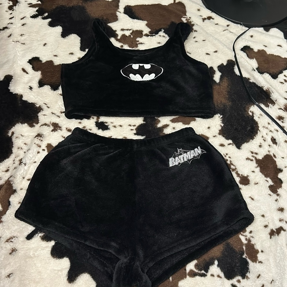 Two piece set Batman fleece pajamas